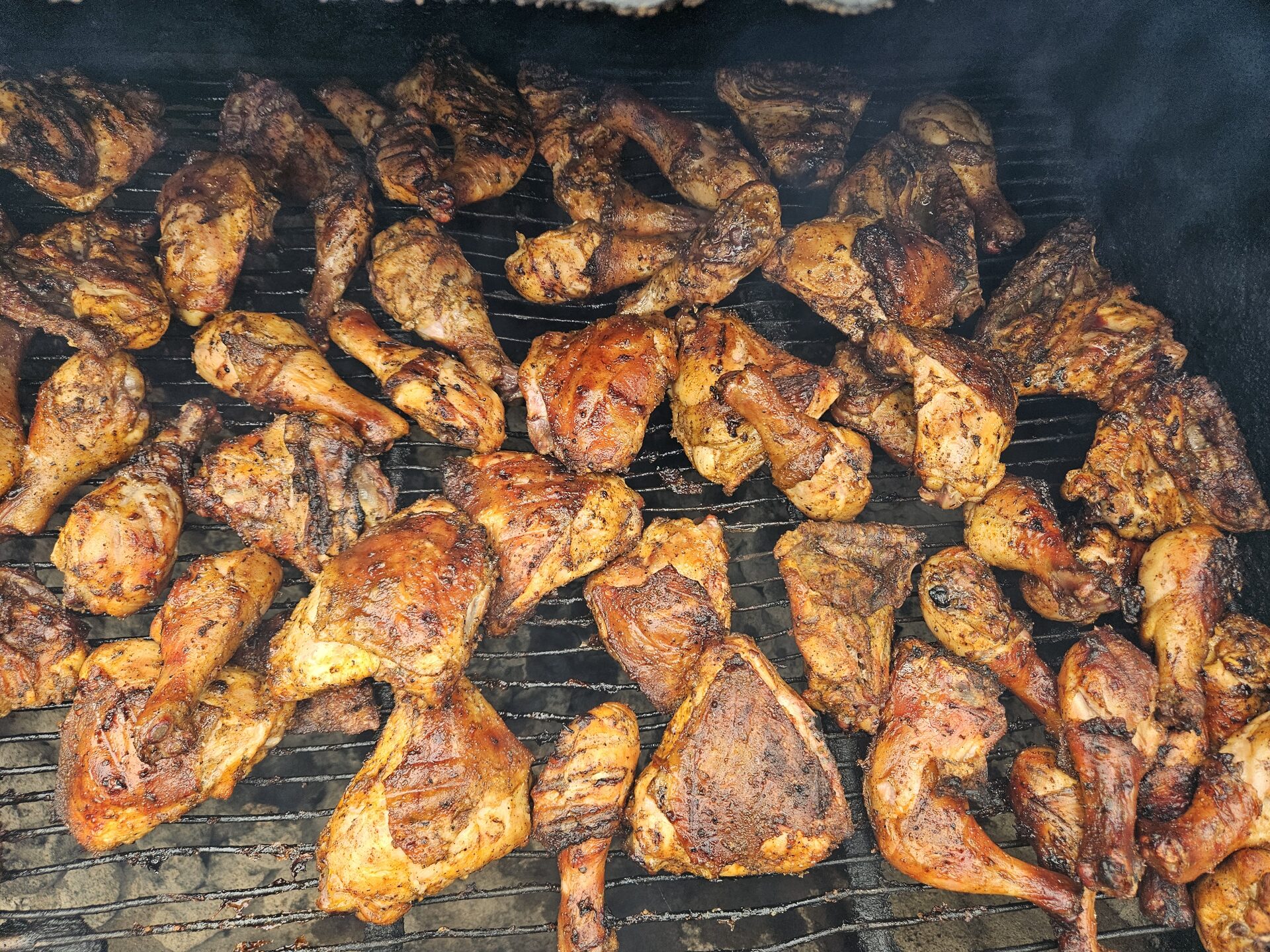Chicken on the smoker
