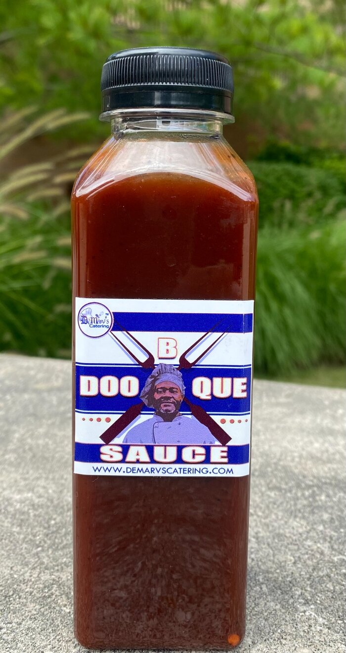DeMarv's Doo-B-Que Sweet Sauce bottle